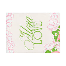 Load image into Gallery viewer, Toddler Blanket — "Alora Love" Floral Personalized Baby Blanket

