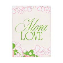 Load image into Gallery viewer, Toddler Blanket — "Alora Love" Floral Personalized Baby Blanket
